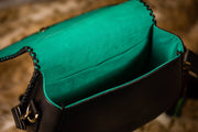 Feather Mandala - Leather Handbag - Lotus Leather