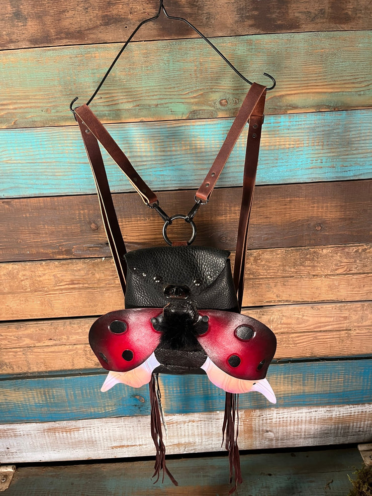 🐞 Ladyshade Ladybug - Ladybug Leather Backpack - Lotus Leather