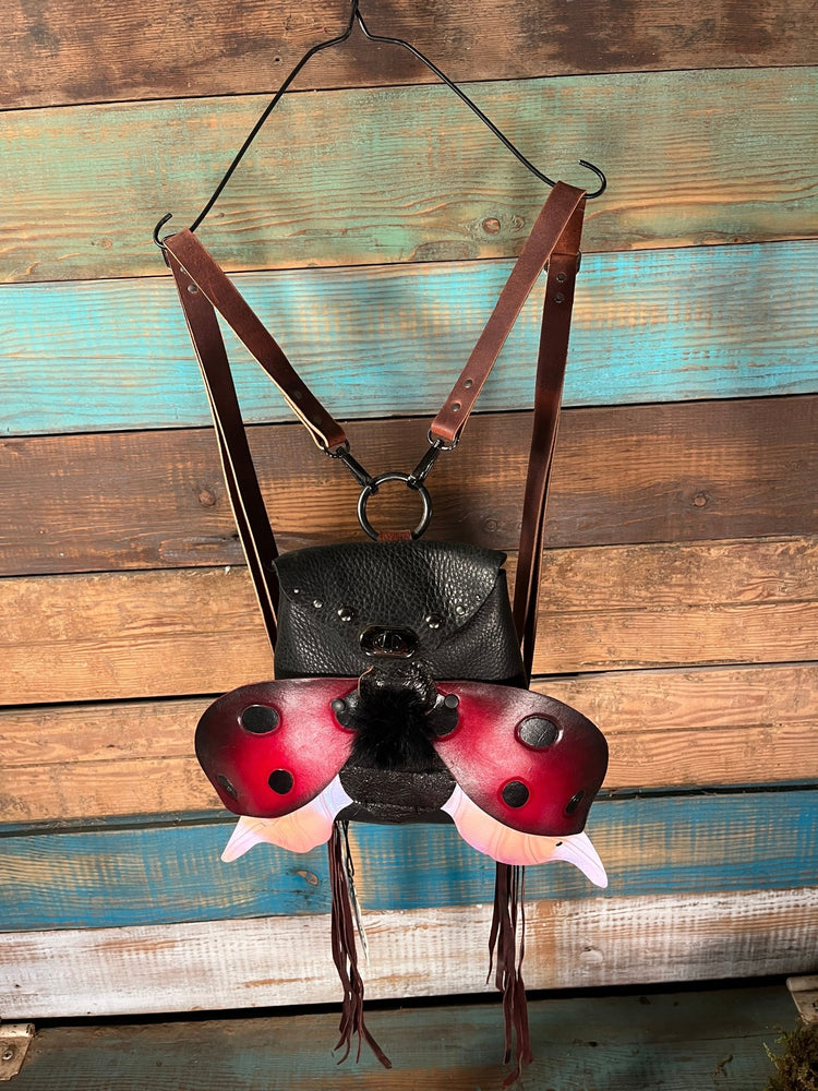 🐞 Ladyshade Ladybug - Ladybug Leather Backpack - Lotus Leather