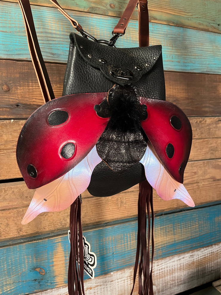 🐞 Ladyshade Ladybug - Ladybug Leather Backpack - Lotus Leather