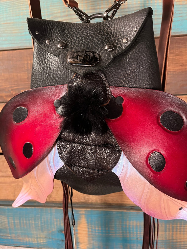 🐞 Ladyshade Ladybug - Ladybug Leather Backpack - Lotus Leather