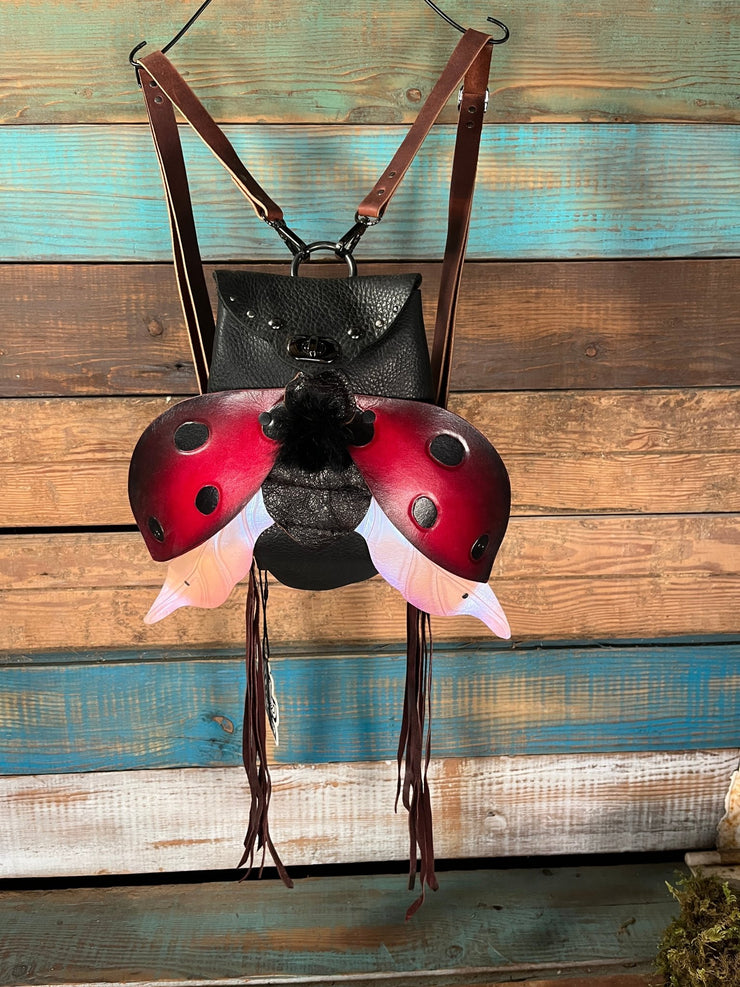 🐞 Ladyshade Ladybug - Ladybug Leather Backpack - Lotus Leather