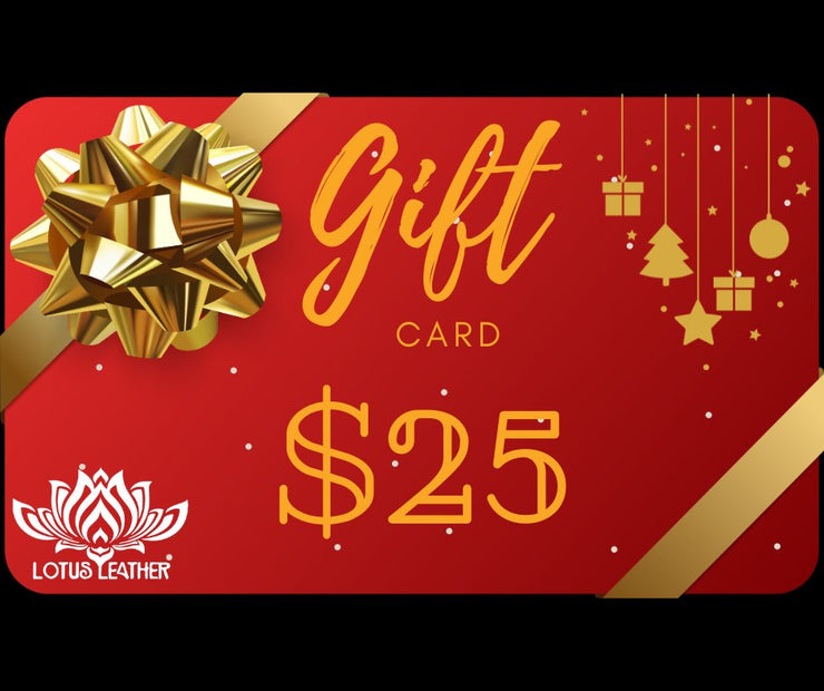 Lotus Leather - Gift Card $25 - Lotus Leather