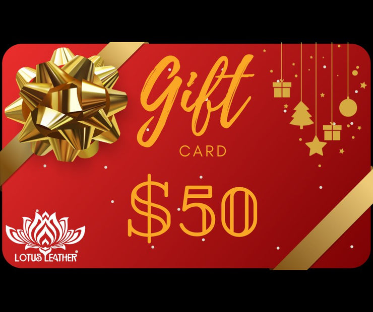 Lotus Leather - Gift Card $50 - Lotus Leather