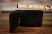 Zigzag Deadhead Themed - Sunset Black - Genuine Leather Wallet - Lotus Leather