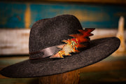 Bertha Skeleton - Tooled Leather Deadhead Hat Band - Lotus Leather