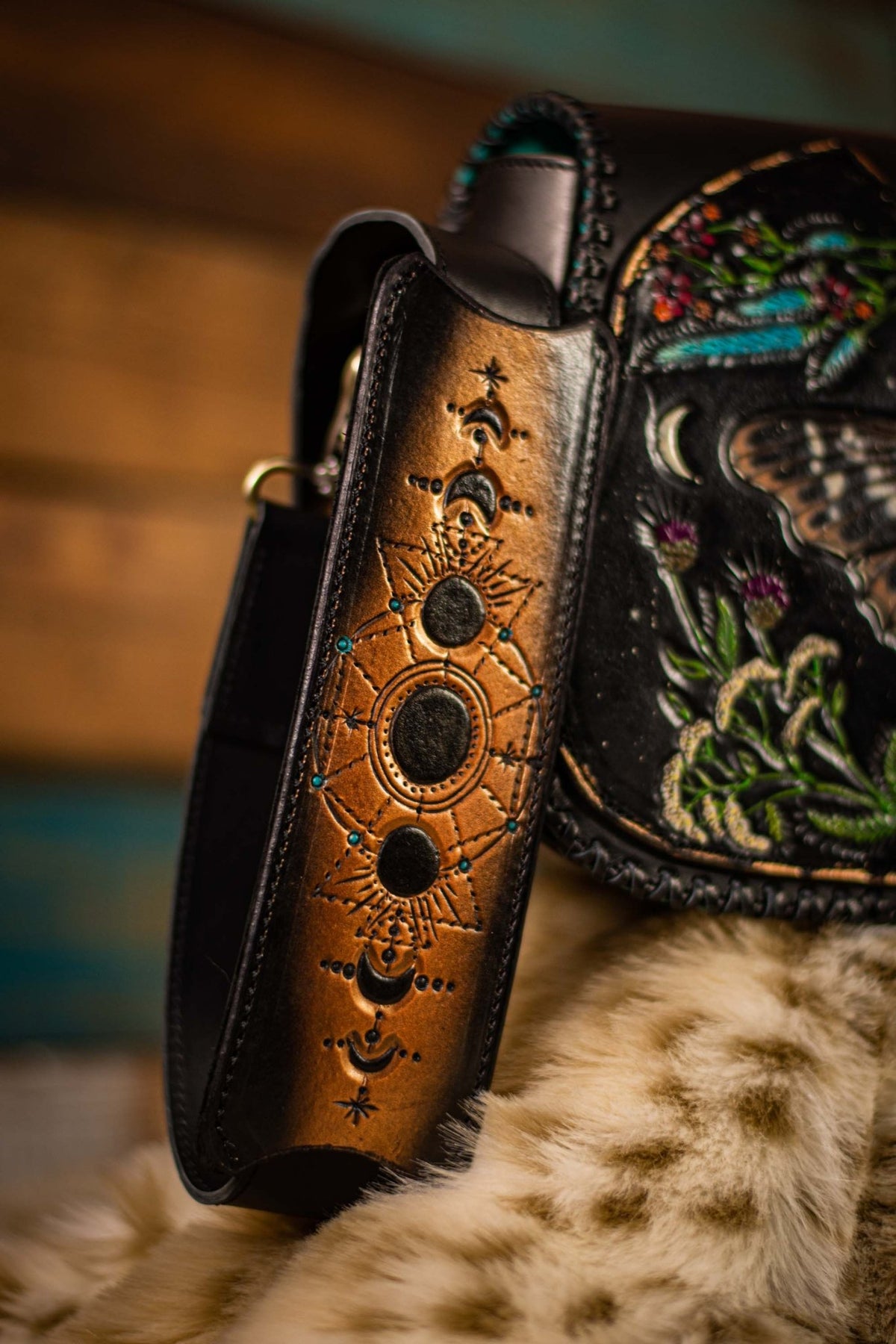 Leather Fringe Purse  Buffalo Billfold Company