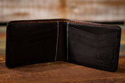 Dark Side of the Moon - Patchwork - Tooled Leather Wallet - Lotus Leather