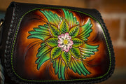 Feather Mandala - Leather Handbag - Lotus Leather