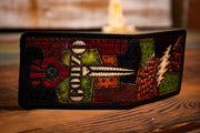 Gonzo Bolt Dead Themed - Patchwork - Tooled Leather Wallet - Lotus Leather