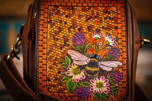 Honeybee - Crossbody Bag - Lotus Leather