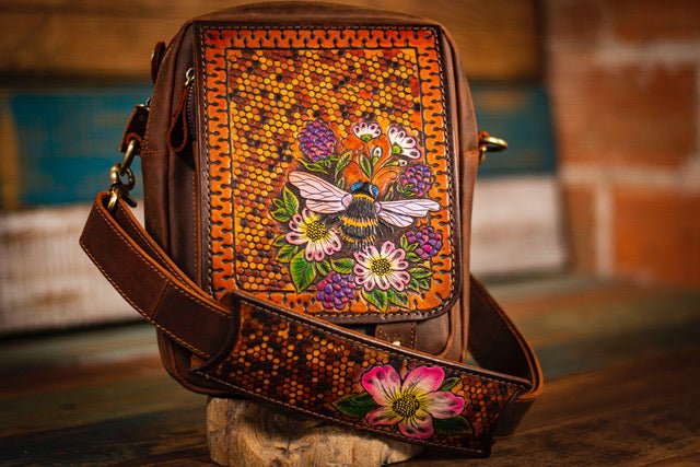 Honeybee - Crossbody Bag - Lotus Leather