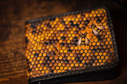 Honeybee - Tooled Leather Wallet - Lotus Leather