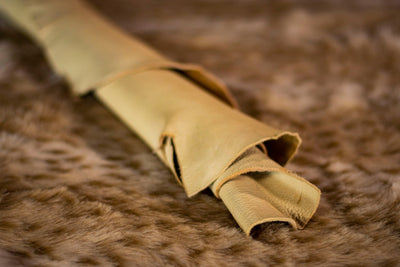 Ivory Soft and Supple - Amazing Quality - Whole Hide - Sheepskin Leather - Lotus Leather