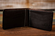 Rainbow - Sunburst Patchwork - Tooled Leather Wallet - Lotus Leather