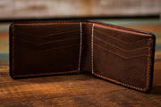 Retro Bertha - Tooled Leather Wallet - Lotus Leather