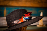 Stealie "Steal Your Face" - Tooled Leather Hat Band - Lotus Leather
