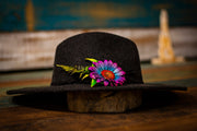 Sunflower - Fern Leaf - Multiple Colors - Leather Hat or Hair Clip - Lotus Leather