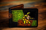 Terrapin - Dead Themed - Tooled Leather Wallet - Lotus Leather